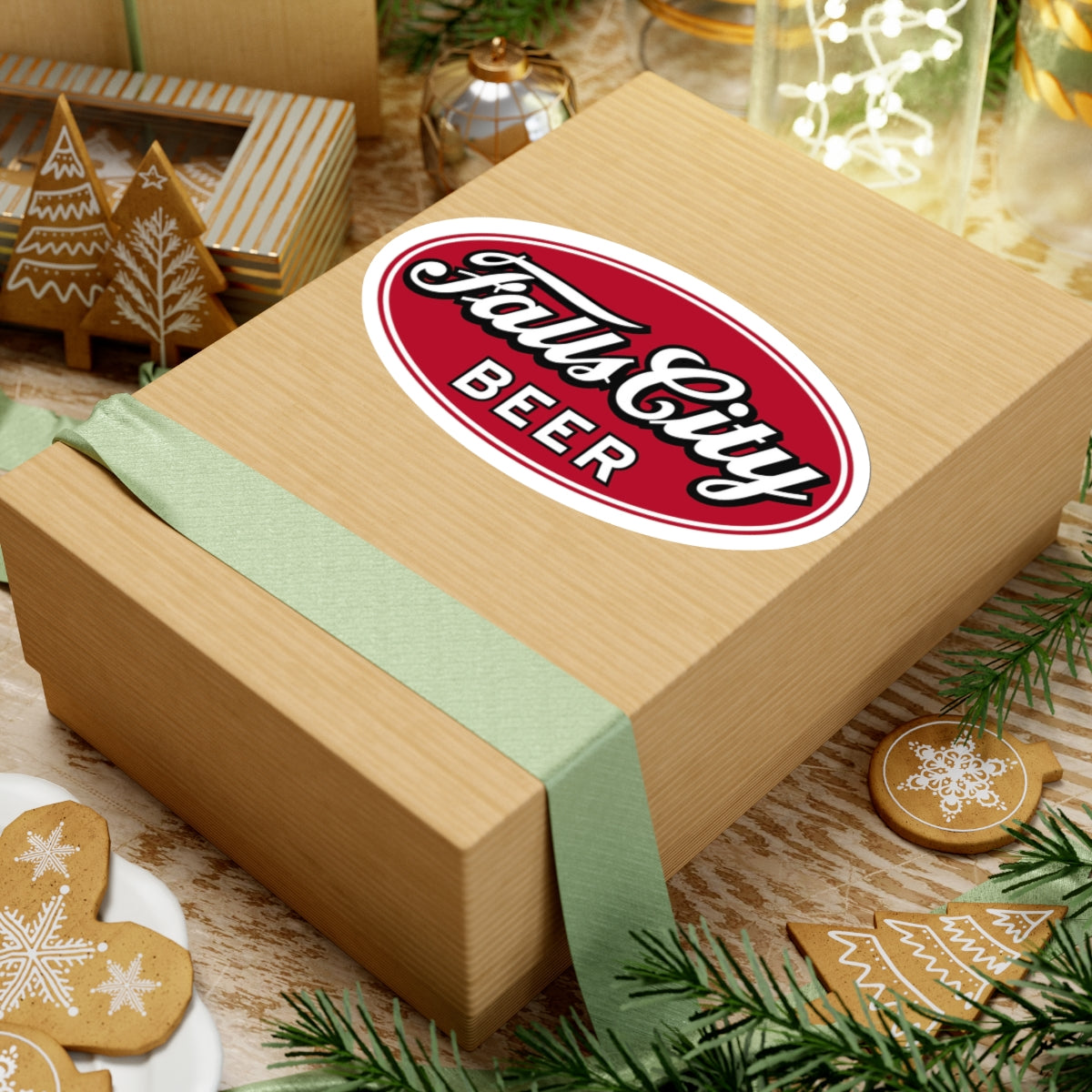 Falls City Beer Kiss-Cut Sticker