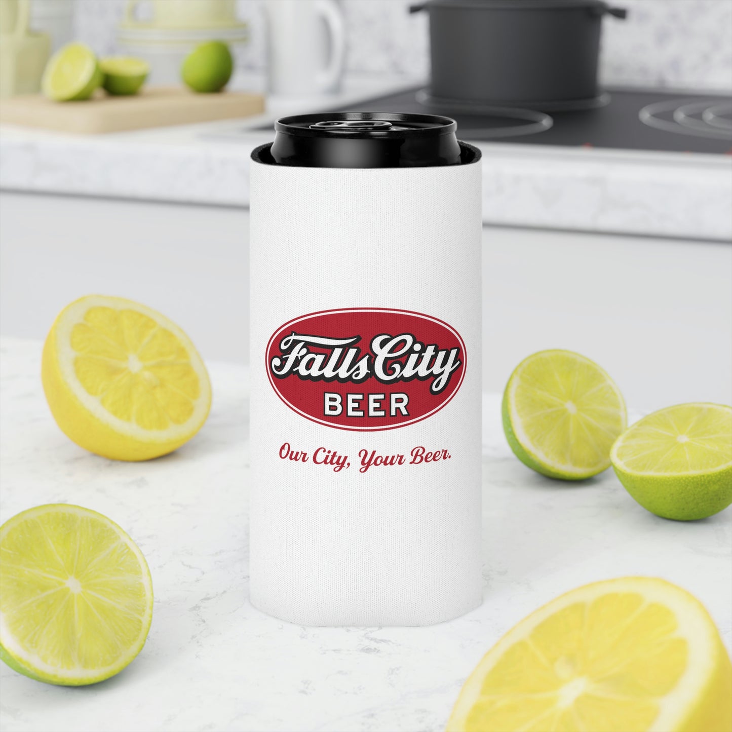 Falls City Beer Can Cooler