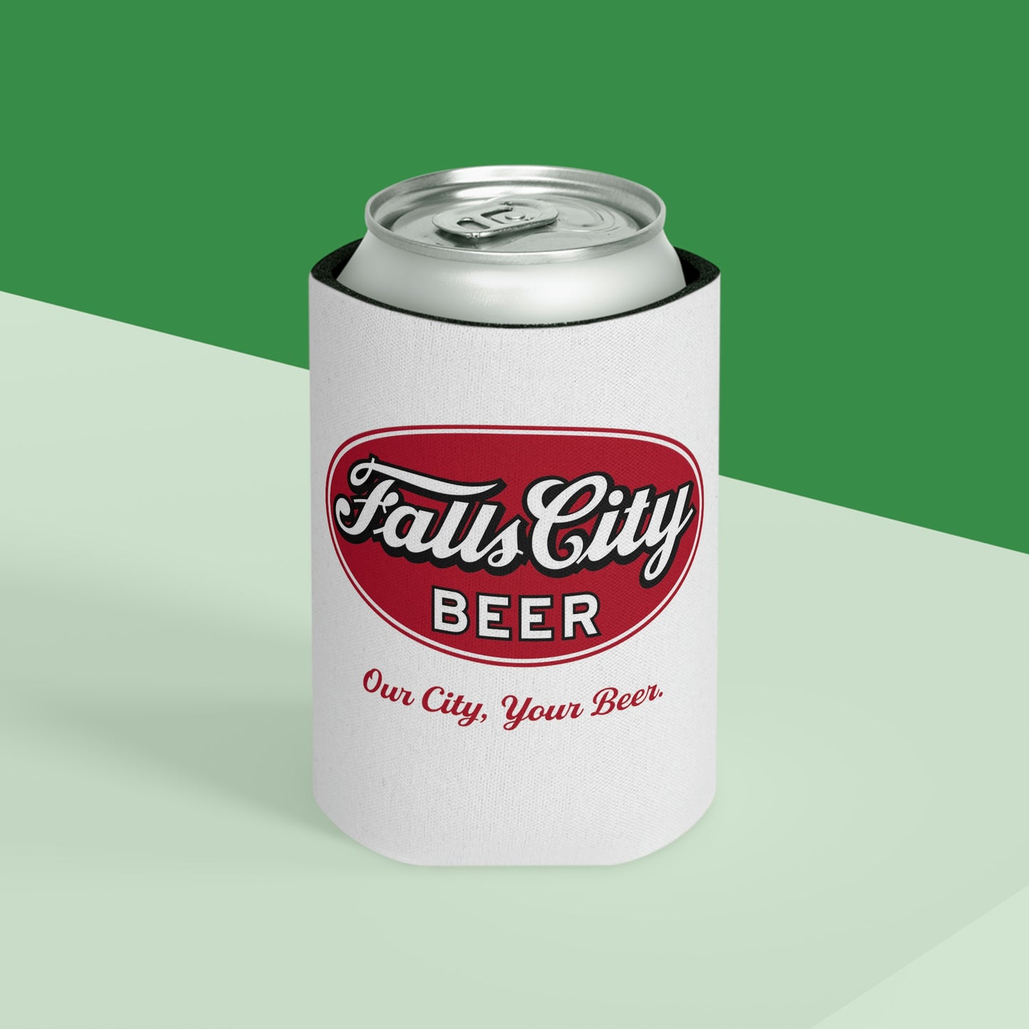 Falls City Beer Can Cooler