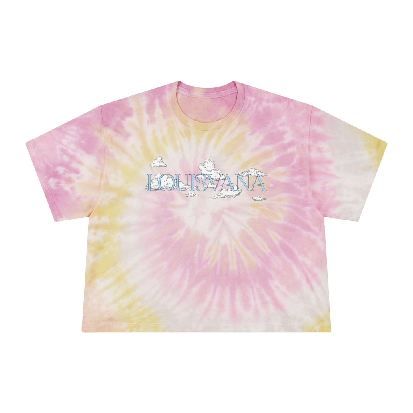 LOUISVANA™ Ladies Tie-Dye Crop Tee