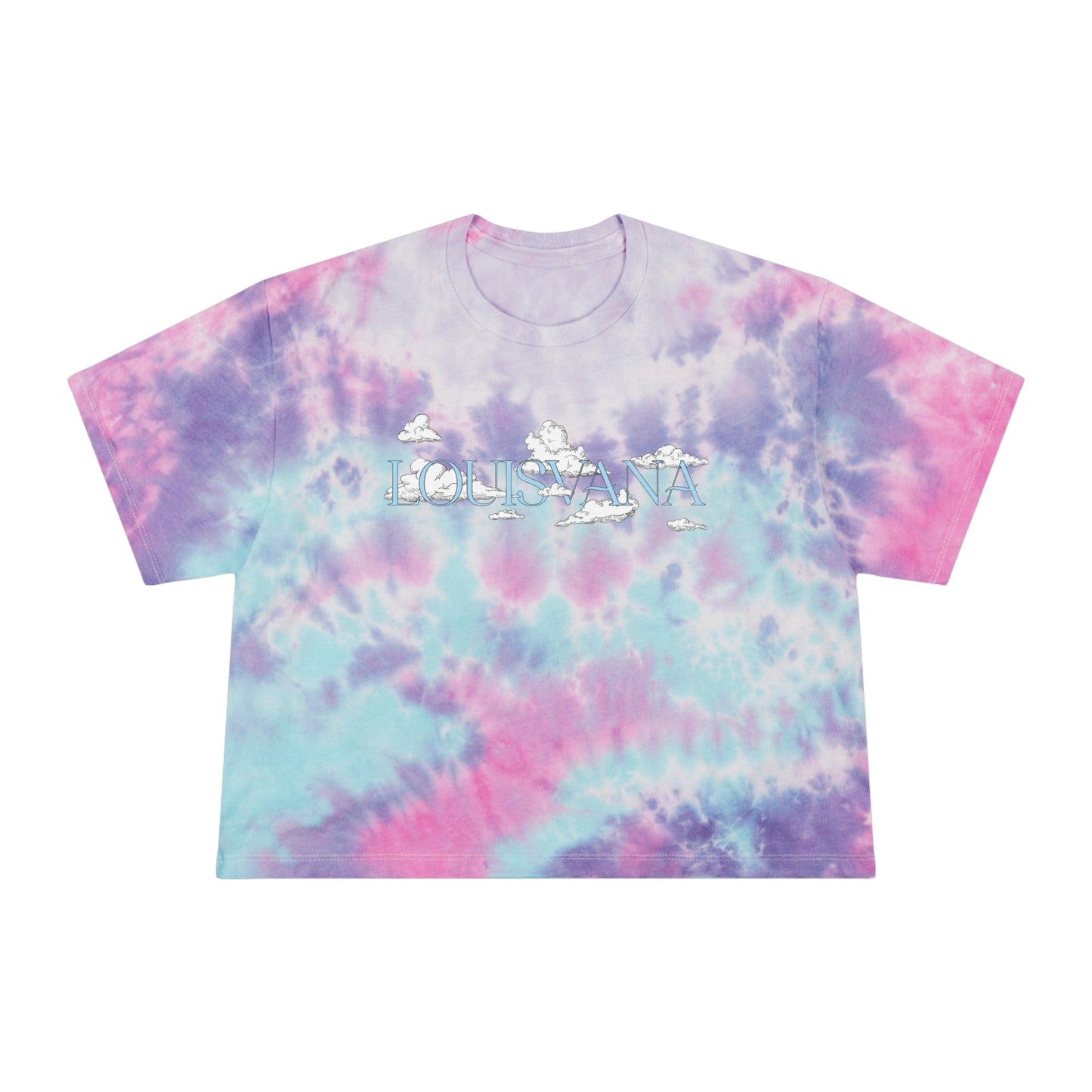 LOUISVANA™ Ladies Tie-Dye Crop Tee
