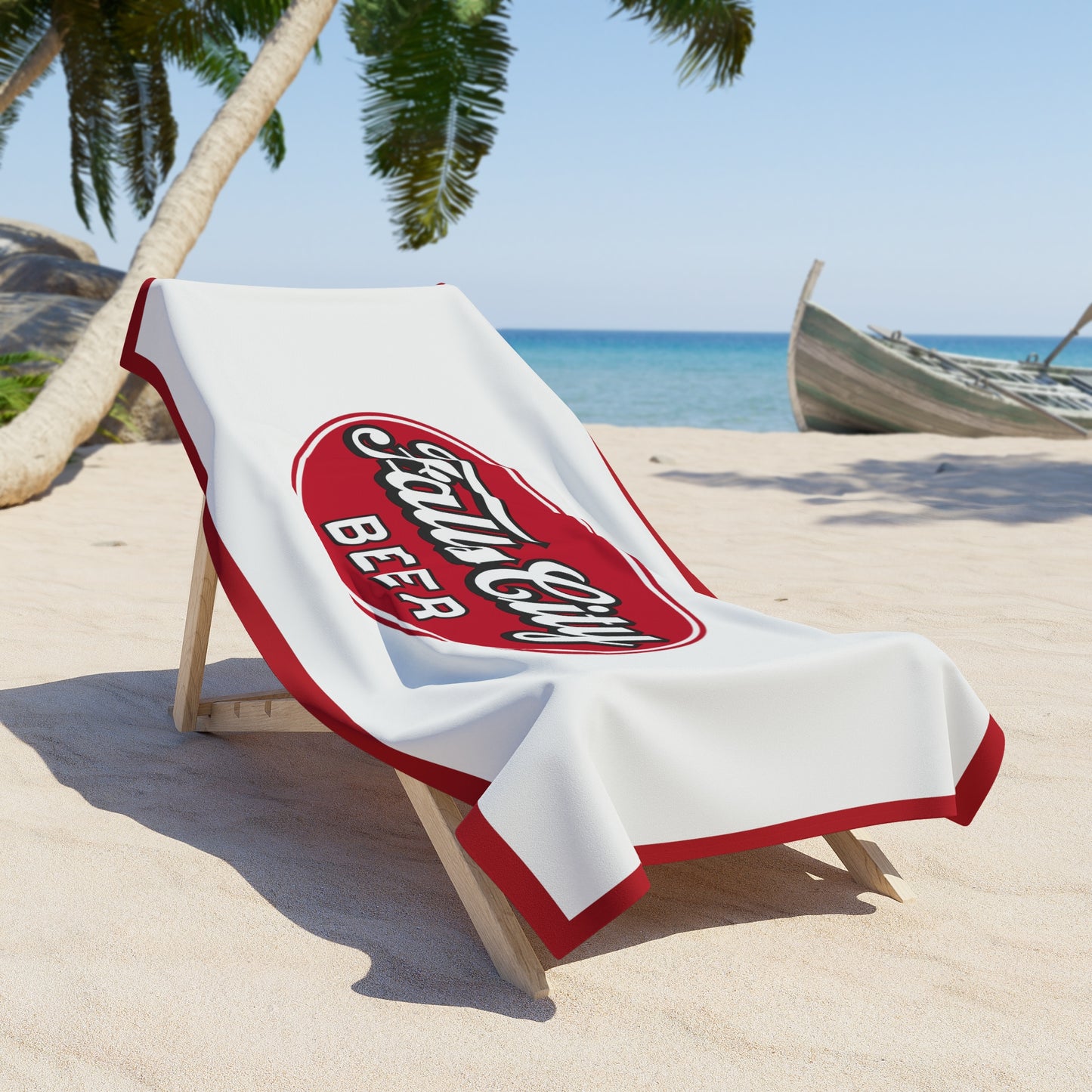 Falls City Beer Beach Towel