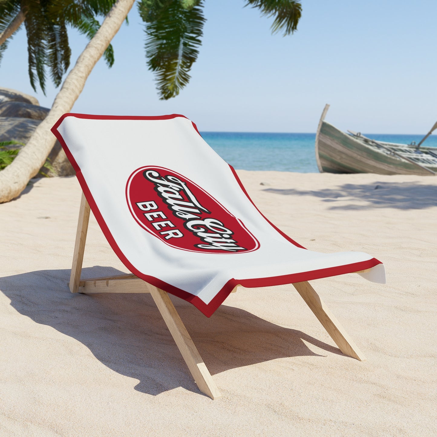 Falls City Beer Beach Towel