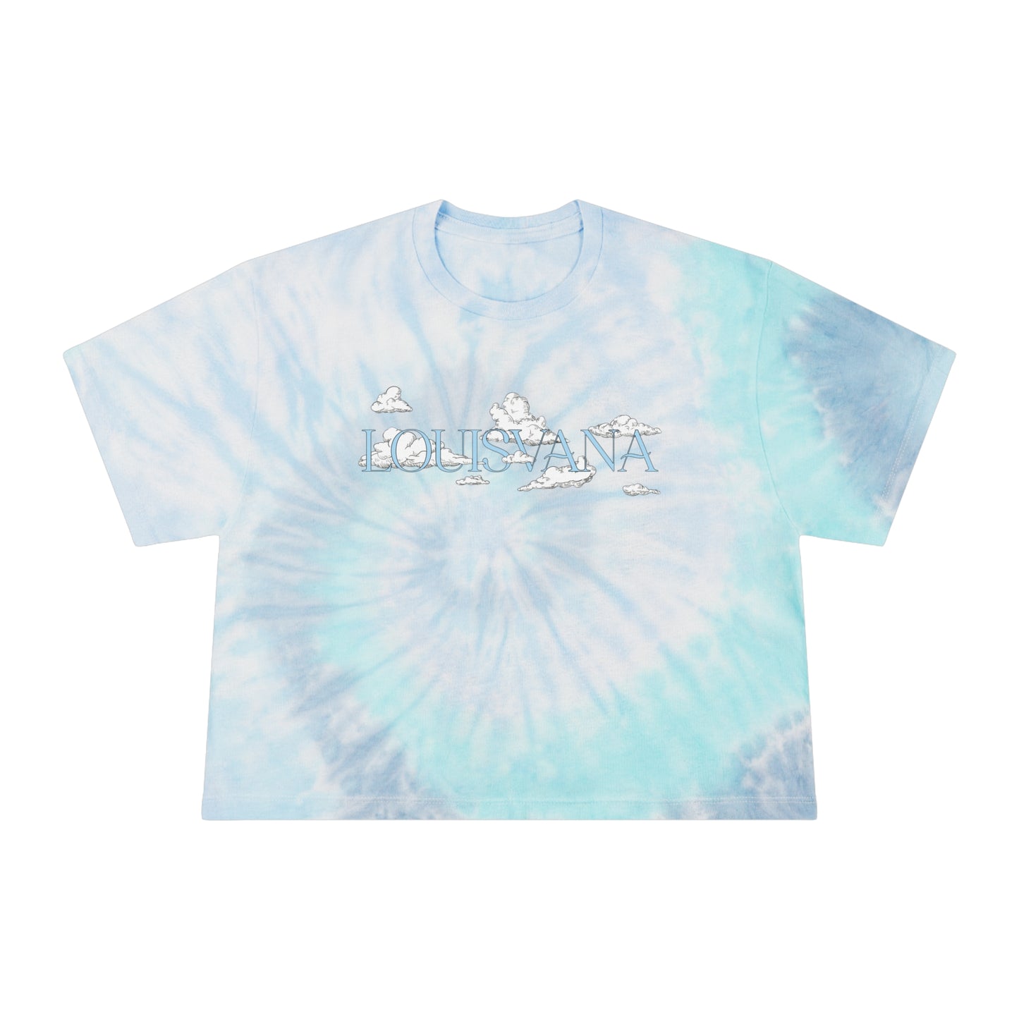 LOUISVANA™ Ladies Tie-Dye Crop Tee