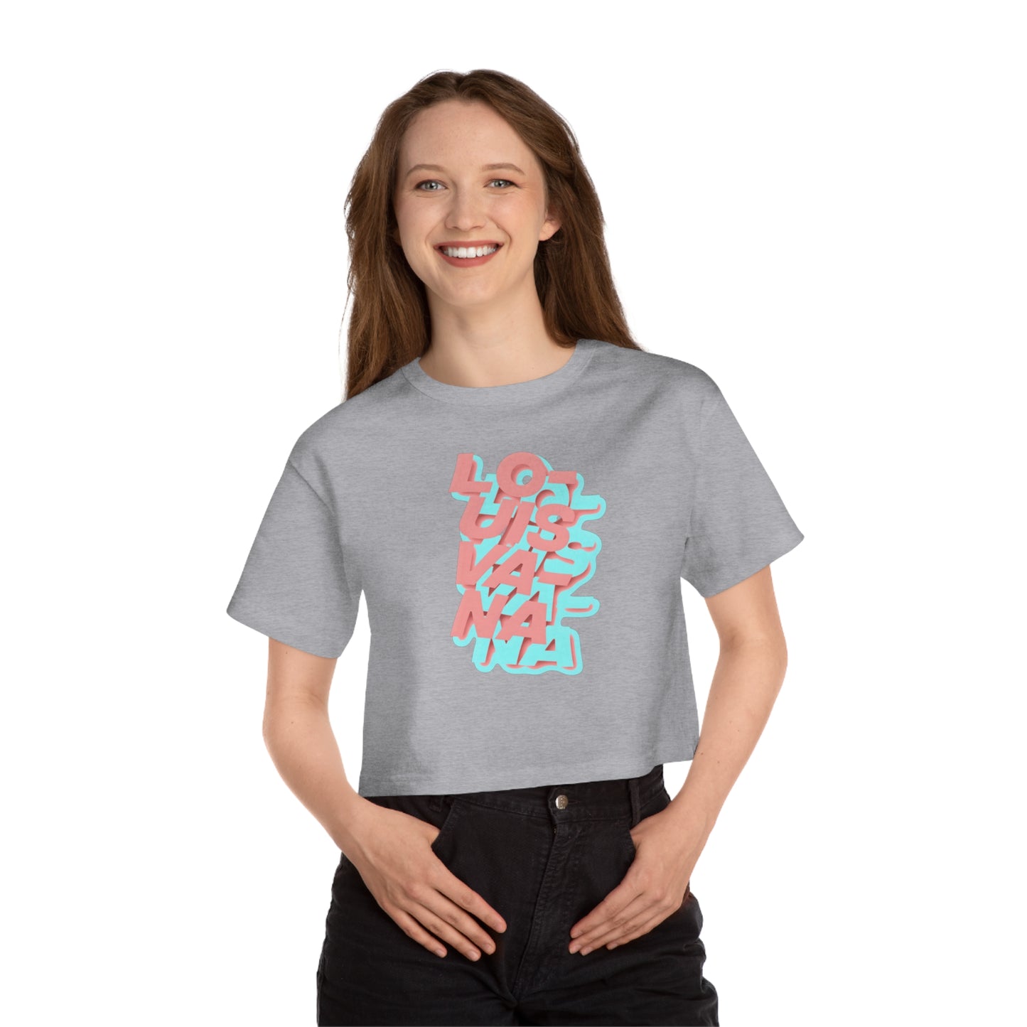 LOUISVANA™ Ladies Crop Tee (LO-UIS-VA-NA)